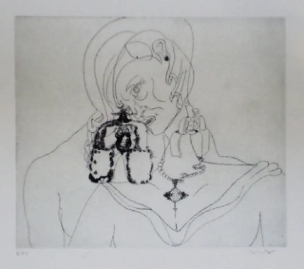 Aguafuerte Y Aguatinta Condo - More sketches of Spain-For Miles Davis 3