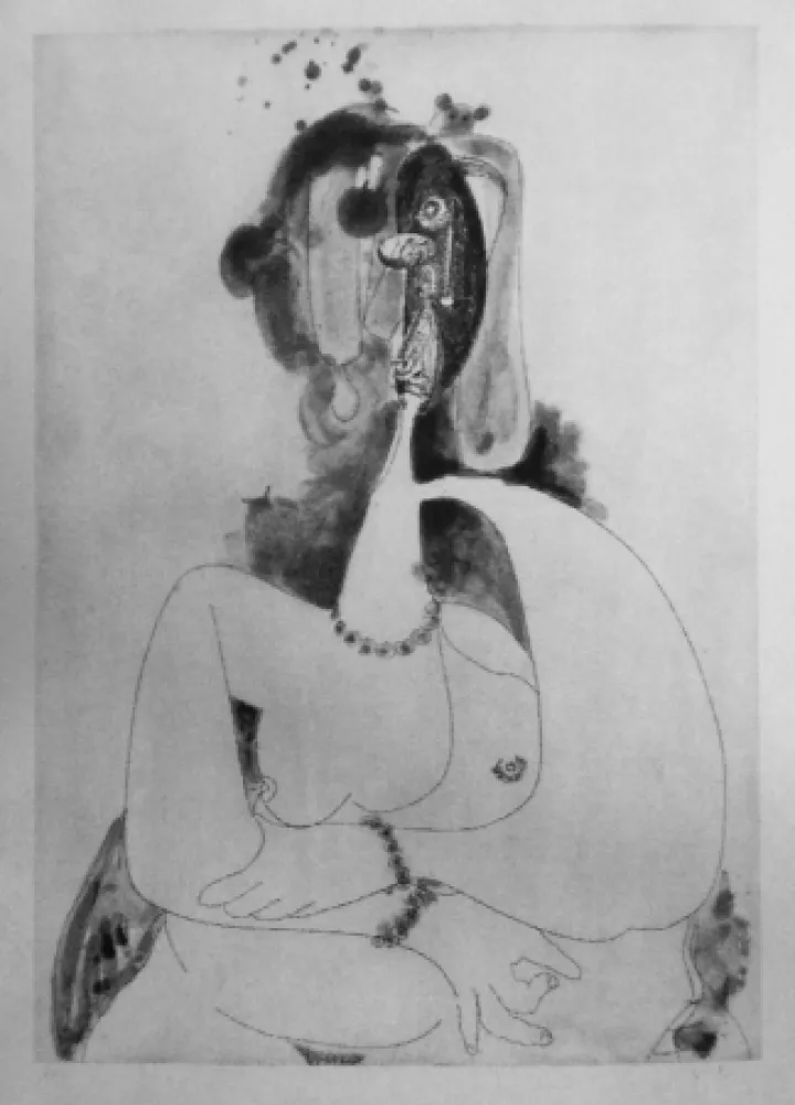 Aguafuerte Y Aguatinta Condo - More sketches of Spain-For Miles Davis 8