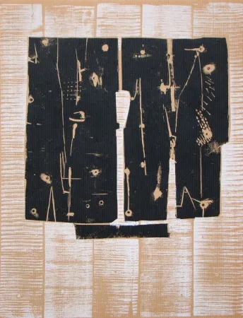 Grabado En Madera Consagra - Composition abstrait