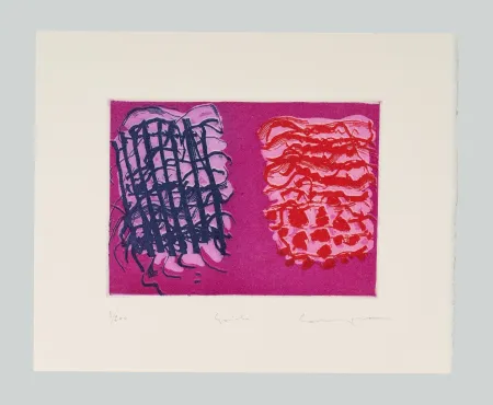 Grabado Consagra - Composizione