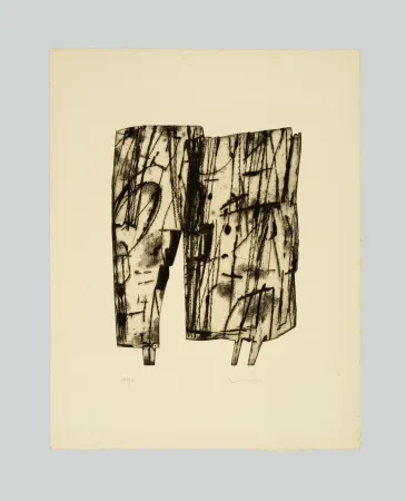 Grabado Consagra - Composizione