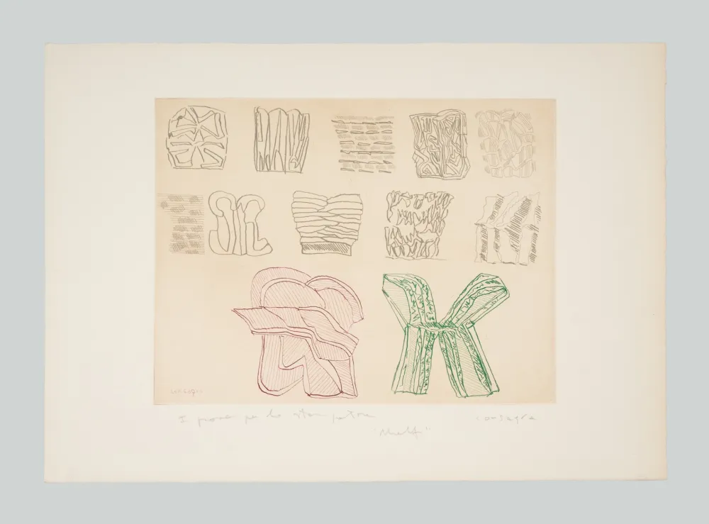 Grabado Consagra - Melfi