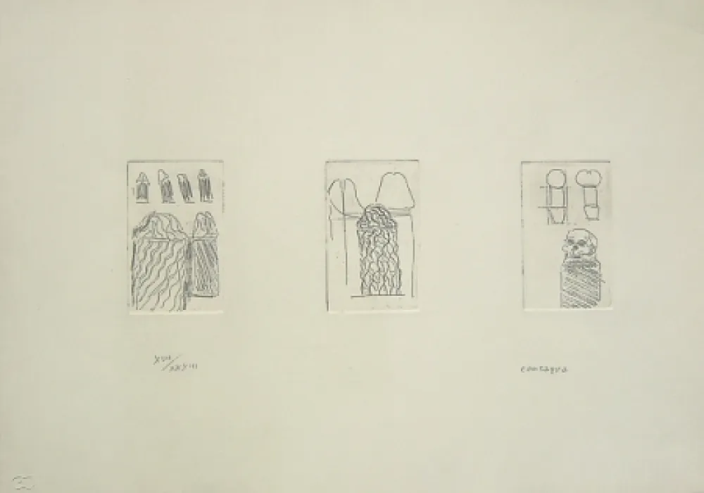 Grabado Consagra - Senza titolo