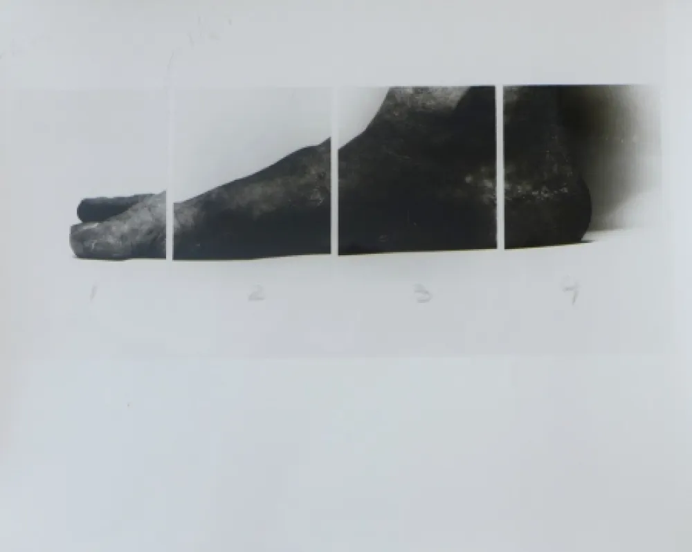 Fotografía Coplans - Selfportrait feet four panels