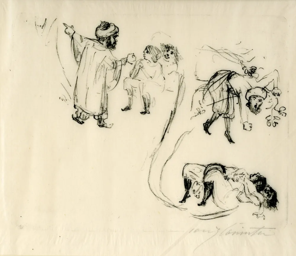 Litografía Corinth - Illustration zu 1001 Nacht