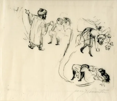 Litografía Corinth - Illustration zu 1001 Nacht