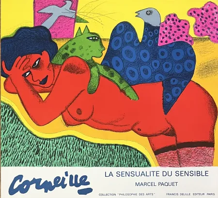 Litografía Corneille - Affiche lithographique La sensualité du sensible, 1988