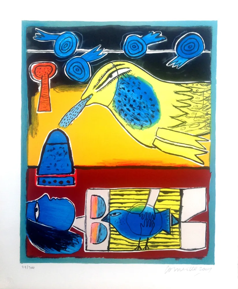 Litografía Corneille - Album 12 mois de l'année 