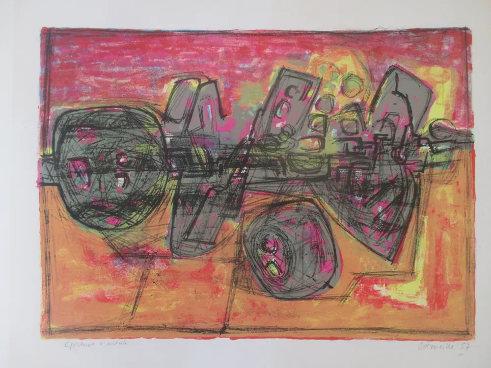 Litografía Corneille - Asmara