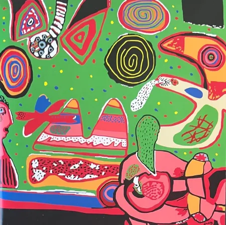 Múltiple Corneille - Bain de soleil - 140 x 140 cm - FOULARD Carré Brochier Soieries - LYON France