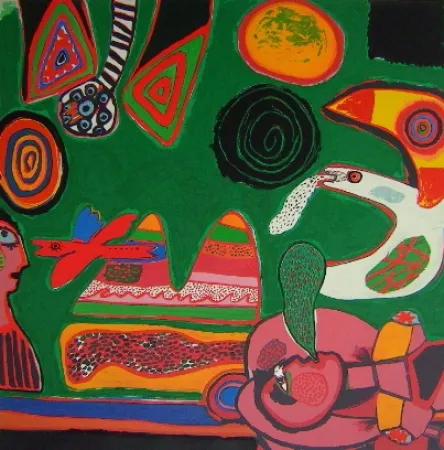 Litografía Corneille - Bain de soleil