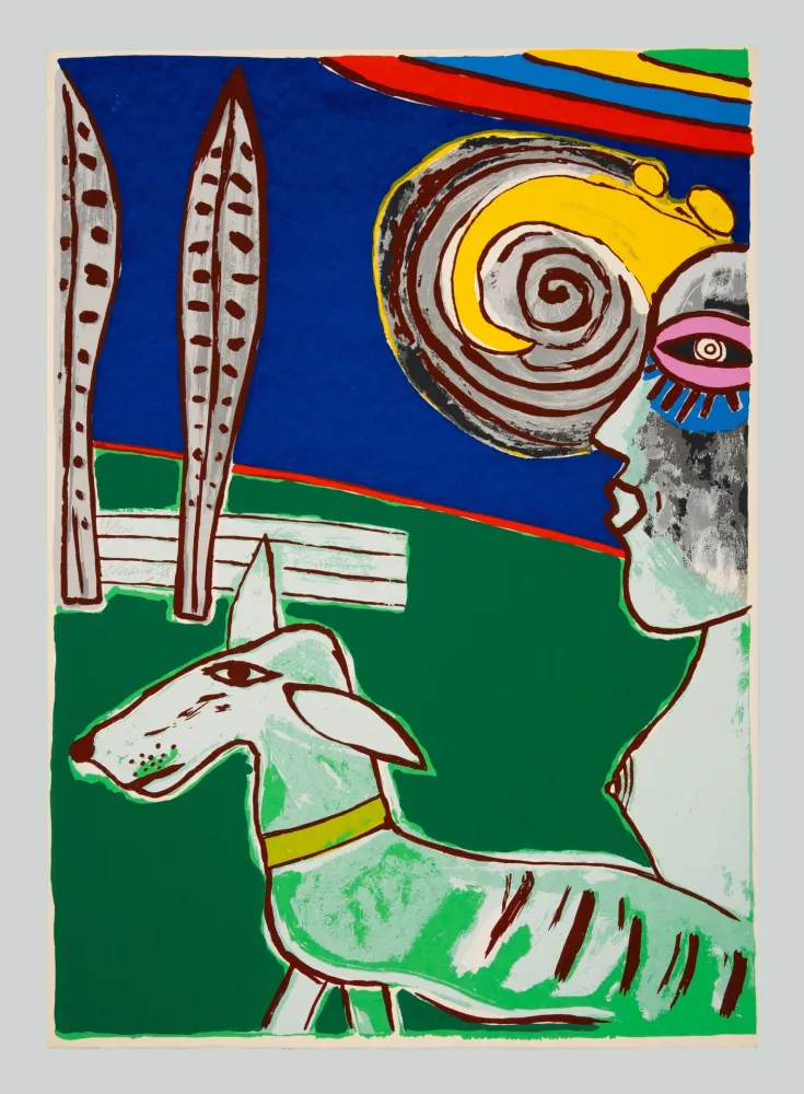 Serigrafía Corneille - Composizione