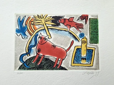 Aguafuerte Corneille - Composizione