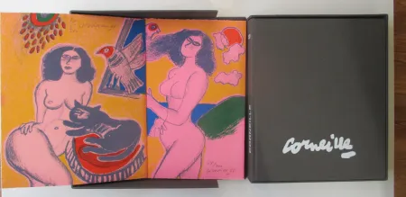 Litografía Corneille - Corneille ou la sensualité du sensible. L'edition originale with 2 signed lithographs