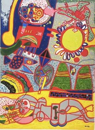 Estampa Numérica Corneille - Féérie Brésilienne, 1996 - Tirage à 45 ex. 