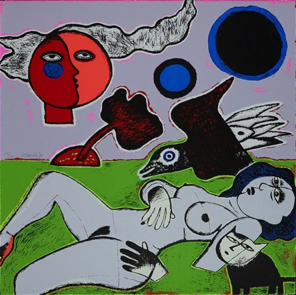 Serigrafía Corneille - Femme diurne