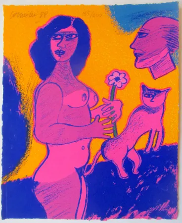 Serigrafía Corneille - La Sensualité du Sensible II