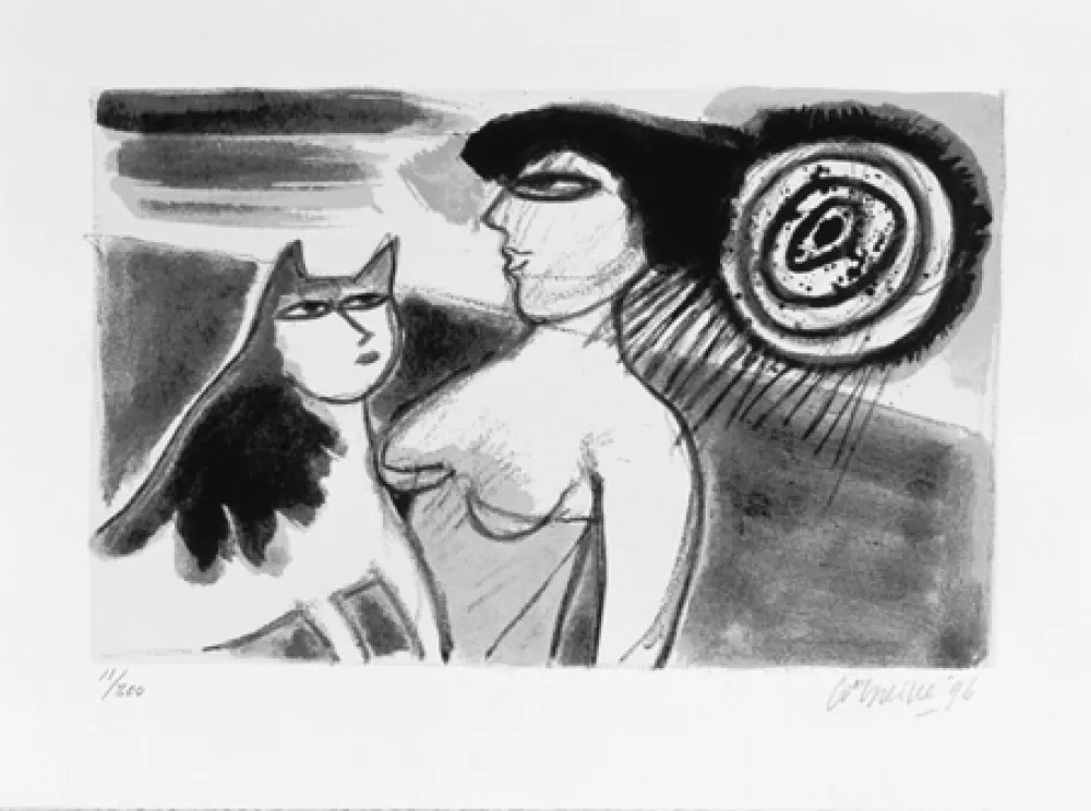 Serigrafía Corneille - L'amour au jour le jour 2