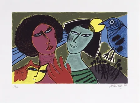 Serigrafía Corneille - L'amour au jour le jour 7