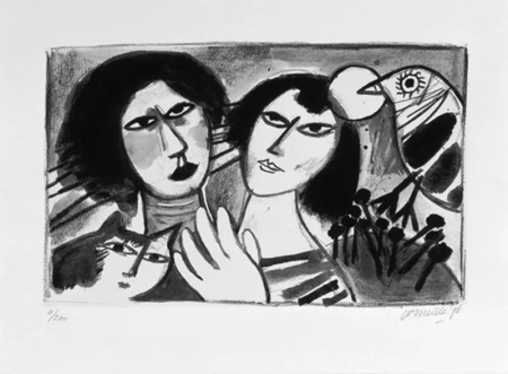 Serigrafía Corneille - L'amour au jour le jour 8