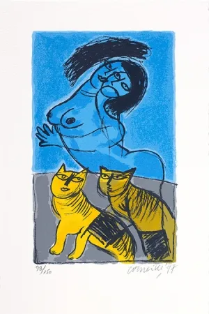 Serigrafía Corneille - L'amour au jour le jour II