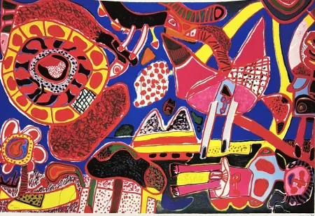 Múltiple Corneille - Le Jardin des délices 1991 - Tirage numéroté 45 ex AO