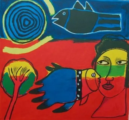 Litografía Corneille - Les Premices du Printemps