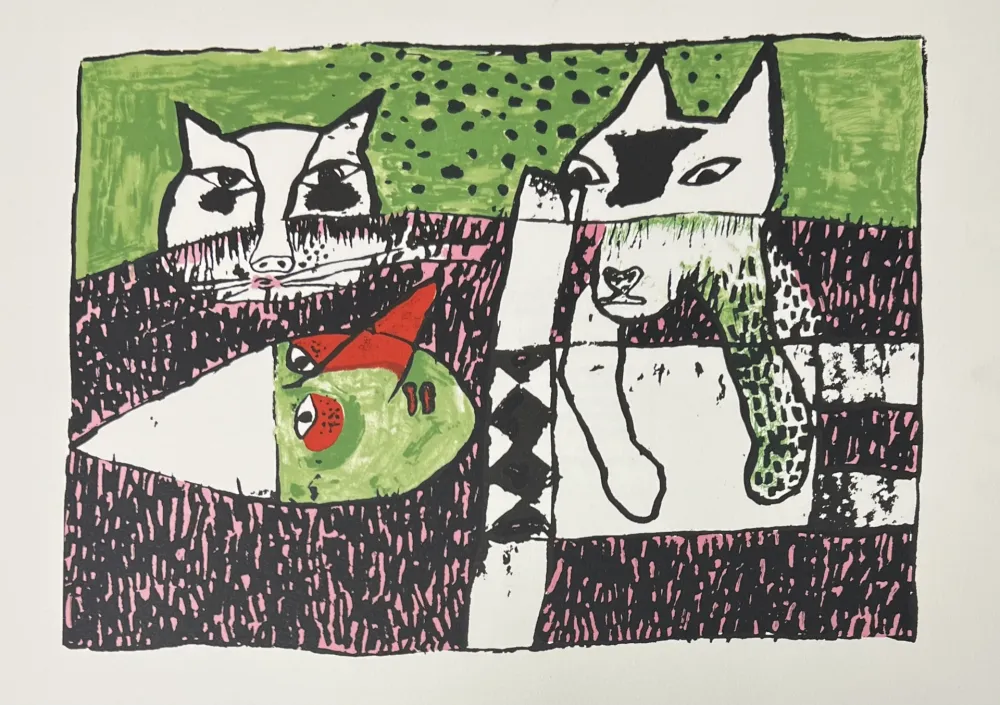 Litografía Corneille - Lithographie Pinocchio, 2001