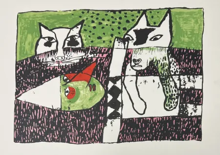 Litografía Corneille - Lithographie Pinocchio, 2001