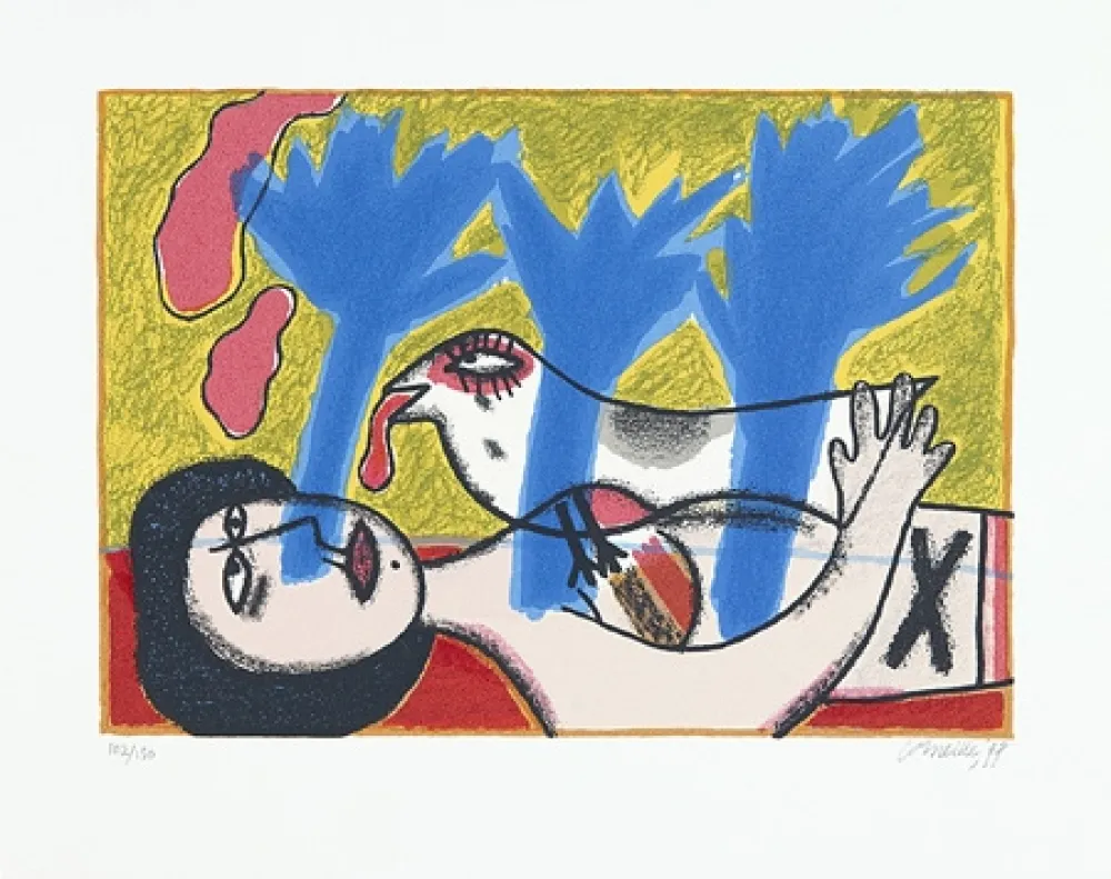 Serigrafía Corneille - L'oiseau des songes