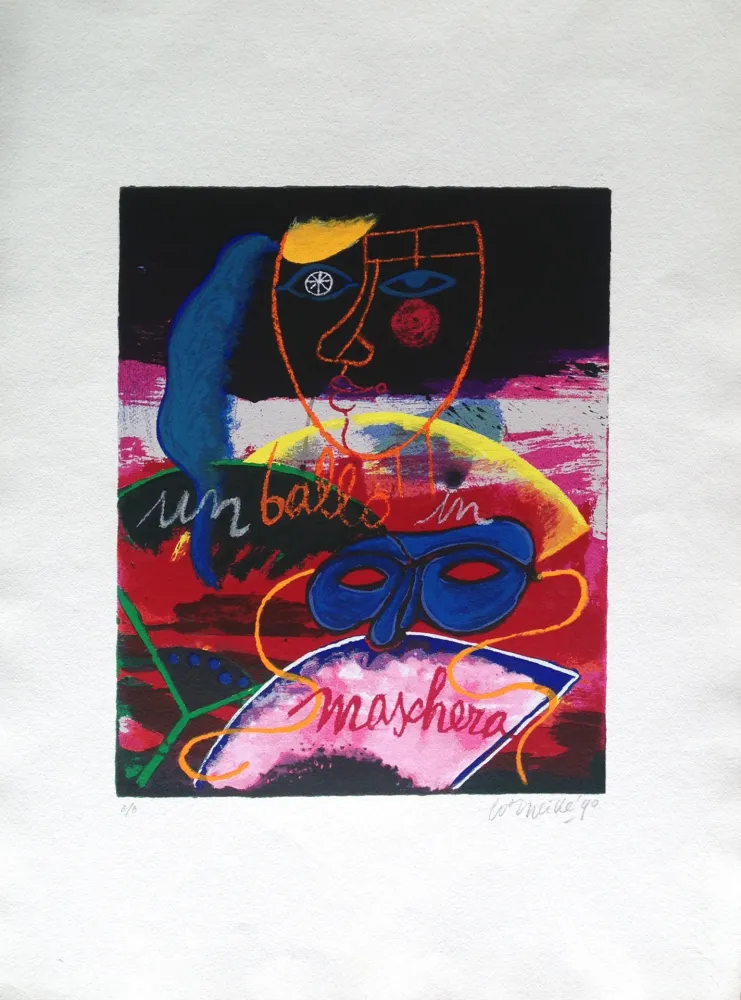 Litografía Corneille - Maechera 