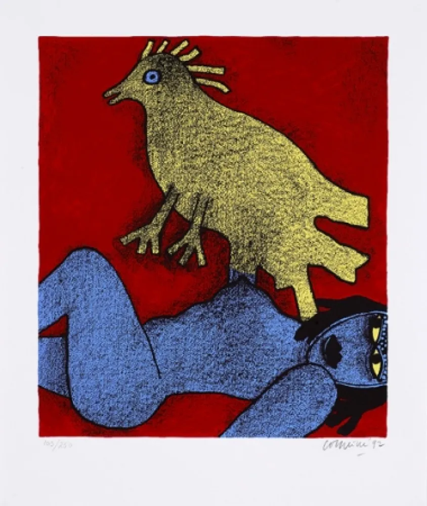 Serigrafía Corneille - Magik africaine