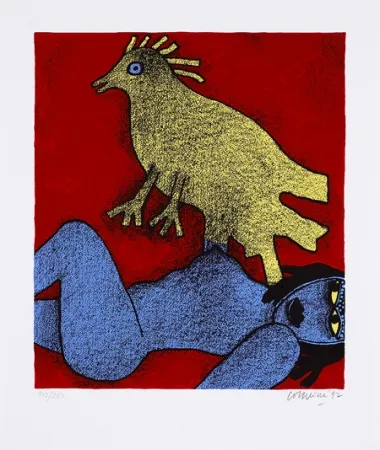 Serigrafía Corneille - Magik africaine