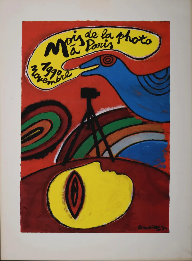 Serigrafía Corneille - Mois de la photo, 1990