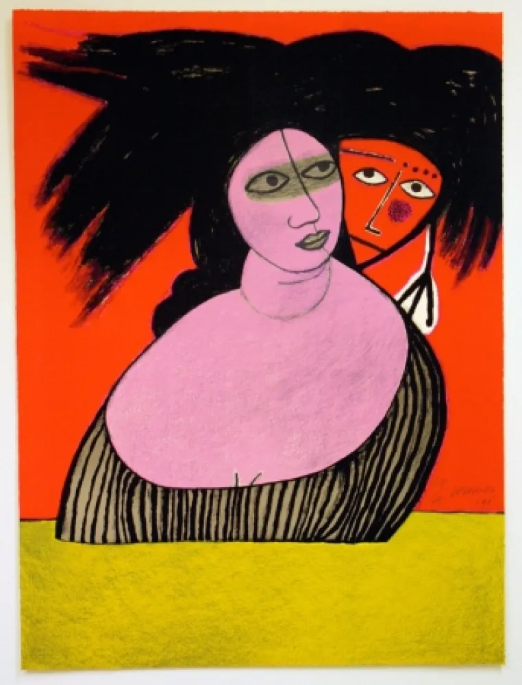 Litografía Corneille - Raven no. 2