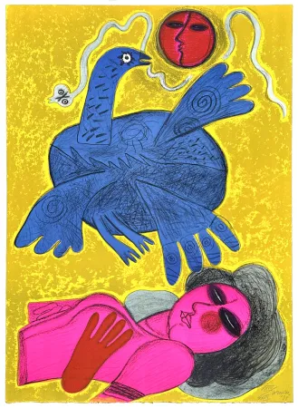 Litografía Corneille - Sans Titre