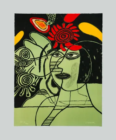 Serigrafía Corneille - Senza titolo