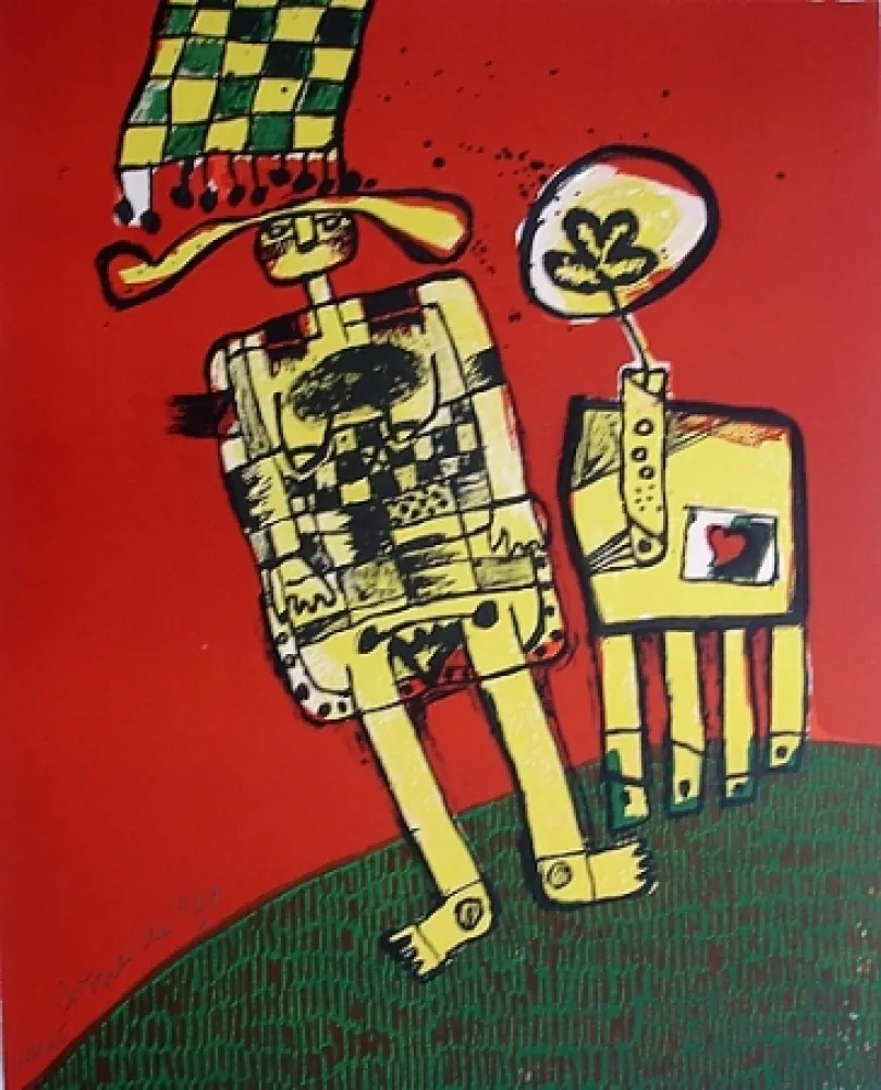 Litografía Corneille - Senza titolo