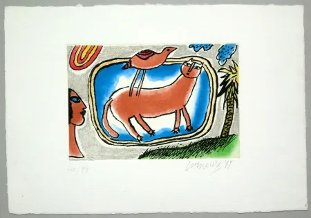 Aguafuerte Y Aguatinta Corneille - Senza titolo