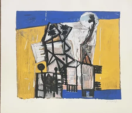 Serigrafía Corneille - Sérigraphie Cobra, 1951. Exemplaire E/A