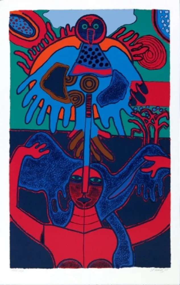 Serigrafía Corneille - Soleil levant