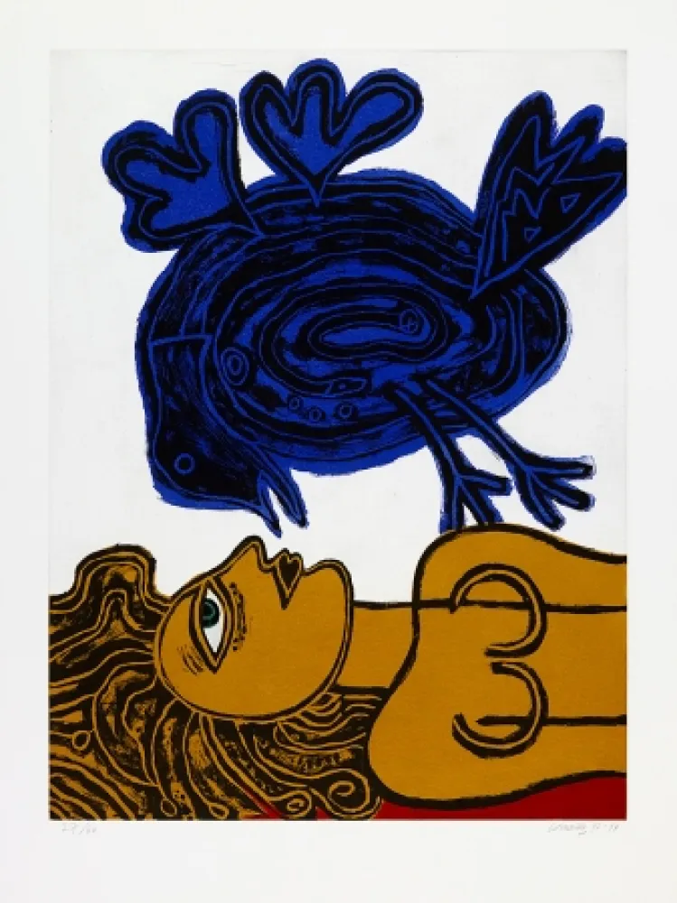 Aguatinta Corneille - Souvenir de Veronique.