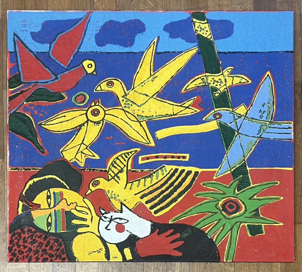 Múltiple Corneille - Terragraphie sur toile Italian Suite I - 2004