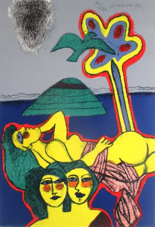 Litografía Corneille - Tropiques