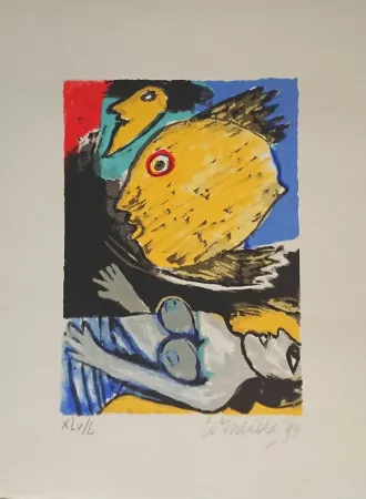 Litografía Corneille - '' Un Rêve ''