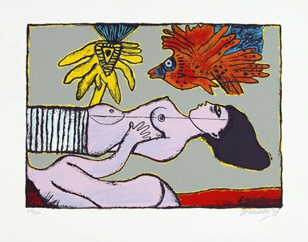 Serigrafía Corneille - Une belle journée de l'été