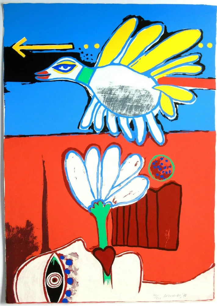 Serigrafía Corneille - Untitled