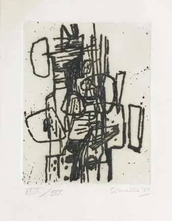 Grabado Corneille - Untitled XIX