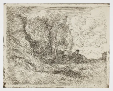 Sin Técnico Corot - Souvenir d’Ostie (Souvenir of Ostia)