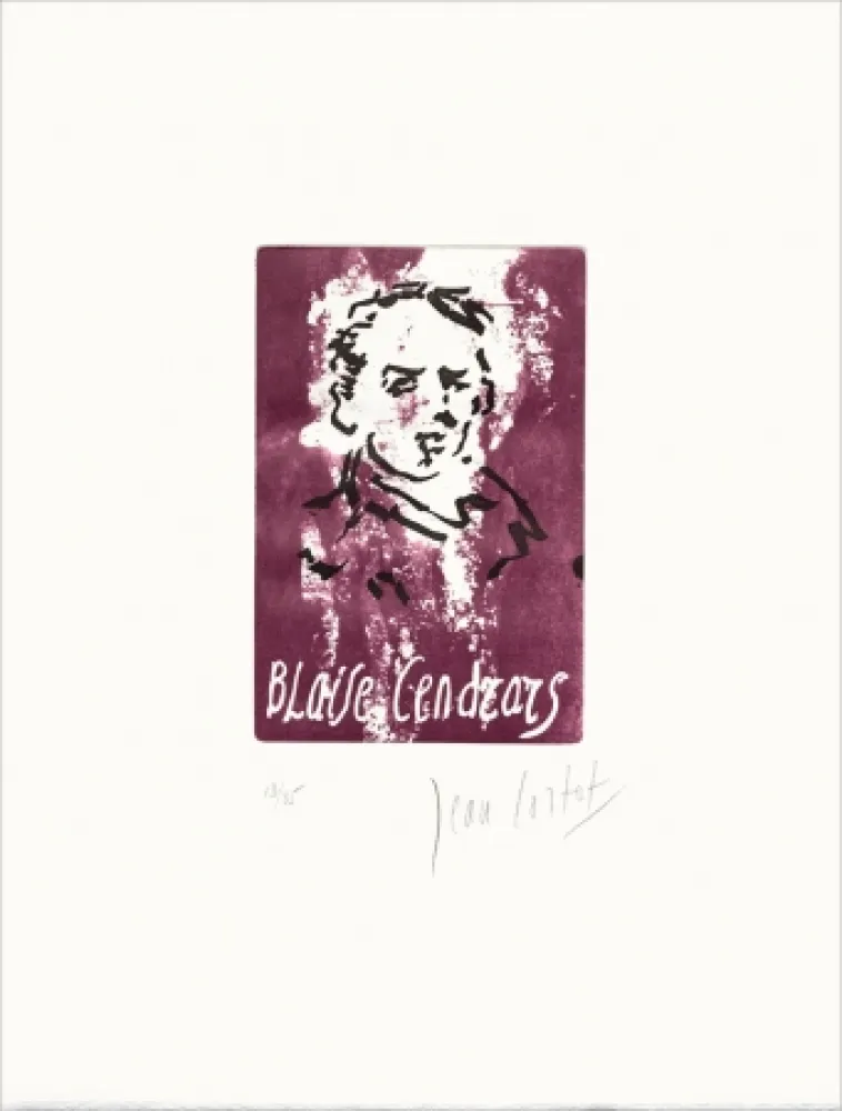 Aguafuerte Cortot - Blaise Cendrars